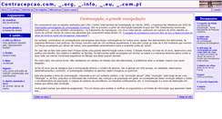 Desktop Screenshot of contracepcao.org